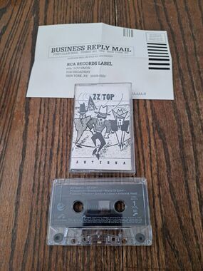 Vintage 1994 ZZ Top Antenna Music Cassette Tape